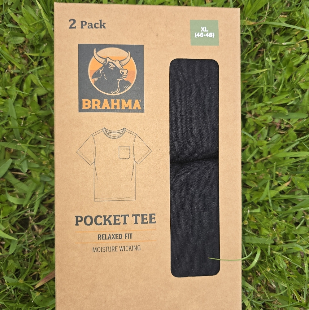 Brahma Black Pocket Tee 2-Pack